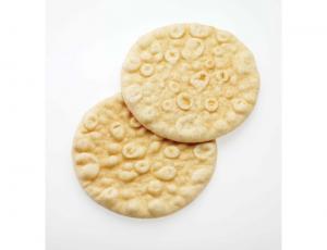 Grecian Delight Chicago Style Unsliced Greek Pita Bread, 7 inch - 12 per case.