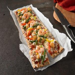 Krono White Rectangle Shaped Thin Flatbread, 5 x 17 Inch (48 Cases, 48 Per Case)