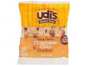 Udis Gluten Free Soft & Chewy Chocolate Chip Cookie (1.7 Oz, 36 Per Case)