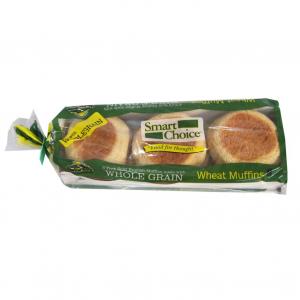 Smart Choice Wh Wh English Muffins, 2 Ounce - 144 per case.