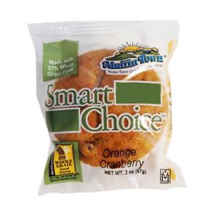 Smart Choice Whole Grain Cranberry Orange Muffins, 2 Ounce -- 96
