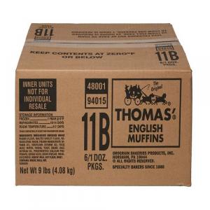 Maplehurst Bakery Thomas Original English Muffin  72 per case.