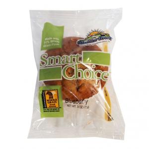 Smart Choice 2 Grain Equival Blueberry Muffin, 3.1 Ounce -- 48 p