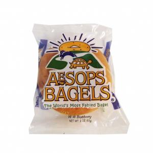 Smart Choice Whole Wheat Blueberry Bagel, 2 Ounce - 72 per case.