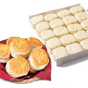 Bridgford Foods Round Buttermilk Biscuit, 2.85 Ounce - 100 per case.