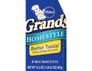 General Mills Pillsbury Grands Jr Butter Tastin Home Style Unbaked Biscuit, 16.3 Oz-8/pk- 12 pks/cs