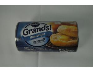 Grands Homestyle Buttermilk Biscuit, Unbaked Biscuits (16.3 Oz, 8 Per Pack)