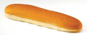 Flowers Foods European Bakers Sliced Foot Long Hot Dog Bun, 10 inch - 8 per pack - 8 packs per case