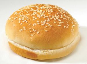 Flowers Foods European Bakers Sliced Sesame Hamburger Bun, 4 inc