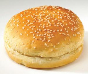 Flowers Foods European Bakers Sliced Sesame White Hamburger Bun,