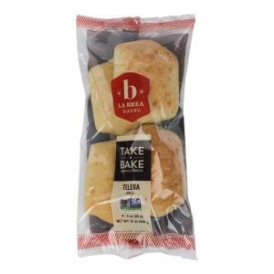 Labrea Bakery Take and Bake Telera Roll, 3 Ounce - 48 per case.