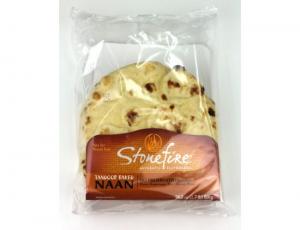Stonefire Original Round Naan, 8 inch - 48 per case.