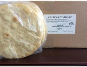 Devanco Old Chicago Pita Ready-To-Bake Bread, 6 Inch, 120 Per Case