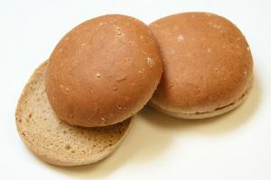 Rotellas Wheat Hamburger Bun, 4 1/4 Inch (2.88 OZ, 8/Pack, 6 Packs/Case)