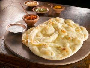 Stonefire Indian Flat Naan Bread, Baked Flatbread, 48 Per Case