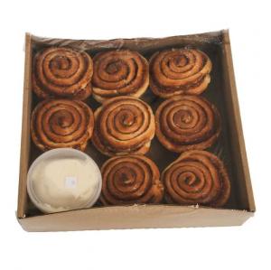 Pennant Foods Thaw and Finish Cinnamon Roll, 5 Ounce - 40 per case.
