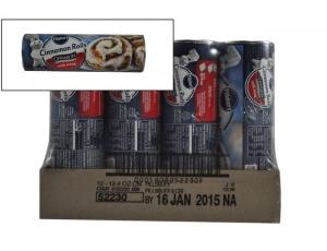 Pillsbury Cinnamon Roll, 12.4 Ounce - 12 per case.