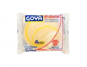 Goya Discos White Pastry Dough, 14 Ounce - 24 per case.