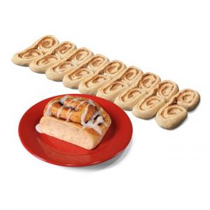 Bridgford Pre-Sliced White Wheat Cinnamon Roll Dough (2.5 OZ, 144 Per Case)