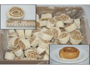 General Mills Pillsbury Best Unbaked Cinnamon Roll Dough, 2.5 Ounce - 180 per case.