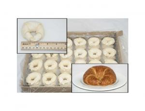 General Mills Pillsbury Butter Pinched Croissant Dough, 2.75 Ounce - 120 per case.