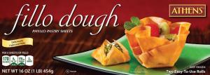 Athens Foods Pastry Fillo Dough Sheet, 16 Ounce - 12 per case.
