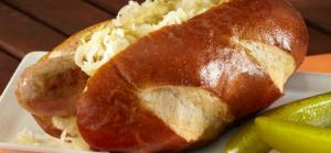 Gonnella Baking Sliced Torpedo Pretzel Roll, 3 Ounce -- 42 per c