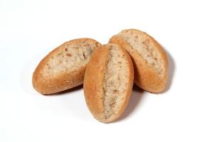 Rotellas 3 Inch Banquet Wheat Berry Dinner Roll (1.33 OZ, 12/Pack, 8 Packs/Case)