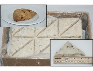 Pillsbury Freezer to Oven Chocolate Chunk Scone 3.75 ounce each - 96 per case.