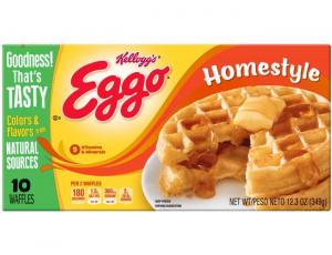 Kelloggs Eggo Homestyle Waffles, 12.3 Ounce 8 per case.