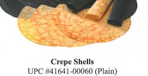 Old Fashioned Kitchen Plain Crepe Shell, 6 Ounce - 200 per case.