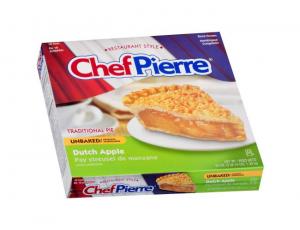 Sara Lee Chef Pierre Traditional Unbaked Dutch Apple Fruit Pie,