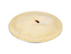 Sara Lee Chef Pierre Unbaked Strawberry Rhubarb High Pie, 10 inch - 6 per case.