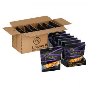 Cracker Barrel Cheddar Jack Snacking Cubes, 2 Ounce - 6 per case.