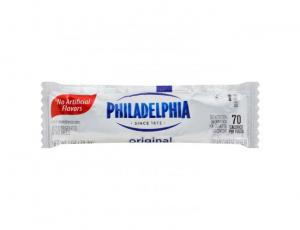Kraft Philadelphia Original Cream Cheese Spread - Pouch, 1 Ounce - 100 per case.