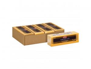 Kraft Regular American Sliced Cheese, 5 Pound - 4 per case.