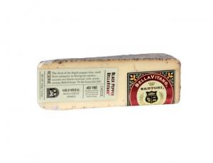 Sartori Reserve Black Pepper BellaVitano Cheese Wedge, 5.3 Ounce - 12 per case.