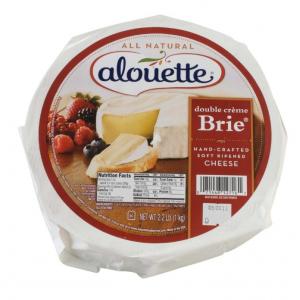 Alouette Brie Soft Ripened Cheese, 2 Pound - 2 per case.