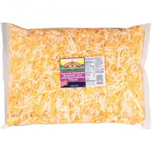 Land O Lakes Shredded Mild Cheddar Cheese Blend, 5 Pound - 4 per case.