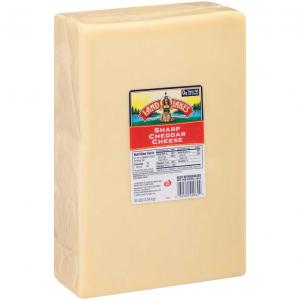Land O Lakes White Sharp Cheddar Cheese, 10 Pound - 1 each.