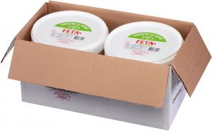 Krono Country Classic Feta Cheese, 8 Pound - 2 pails.