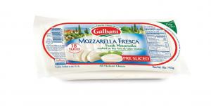 Galbani Fresh Mozzarella Cheese Pre-Sliced Log, 16 Ounce -- 6 pe