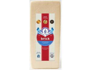 Buholzer Brothers Brick Cheese Loaf, 6 Pound - 6 per case.