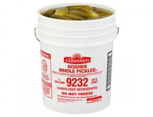 Kraft Claussen Kosher Whole Dill Pickle, 640 ounce 1 each