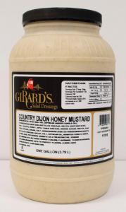Girards Dressing Au Naturel Country Honey and Dijon Mustard Dressing, 1 Gallon - 2 per case.