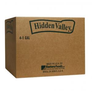 Ventura Foods Hidden Valley Original Ranch Dressing, 1 Gallon - 4 per case.
