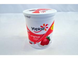 Yoplait Low Fat Creamy Strawberry Yogurt, 32 Ounce - 6 per case.