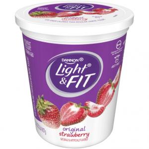 Light and Fit Quarts Strawberry Greek Nonfat Yogurt, 32 Ounce --