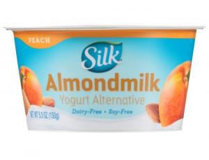 Silk Cultured Peach Almondmilk Yogurt Alternative, 5.3 Ounce - 8 per case.