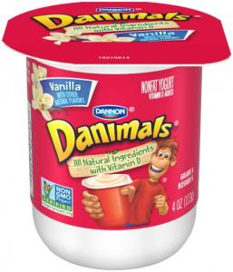 Danimals Vanilla Nonfat Yogurt, Frozen Yogurt (4 Oz. Cup, 48 Per Case)